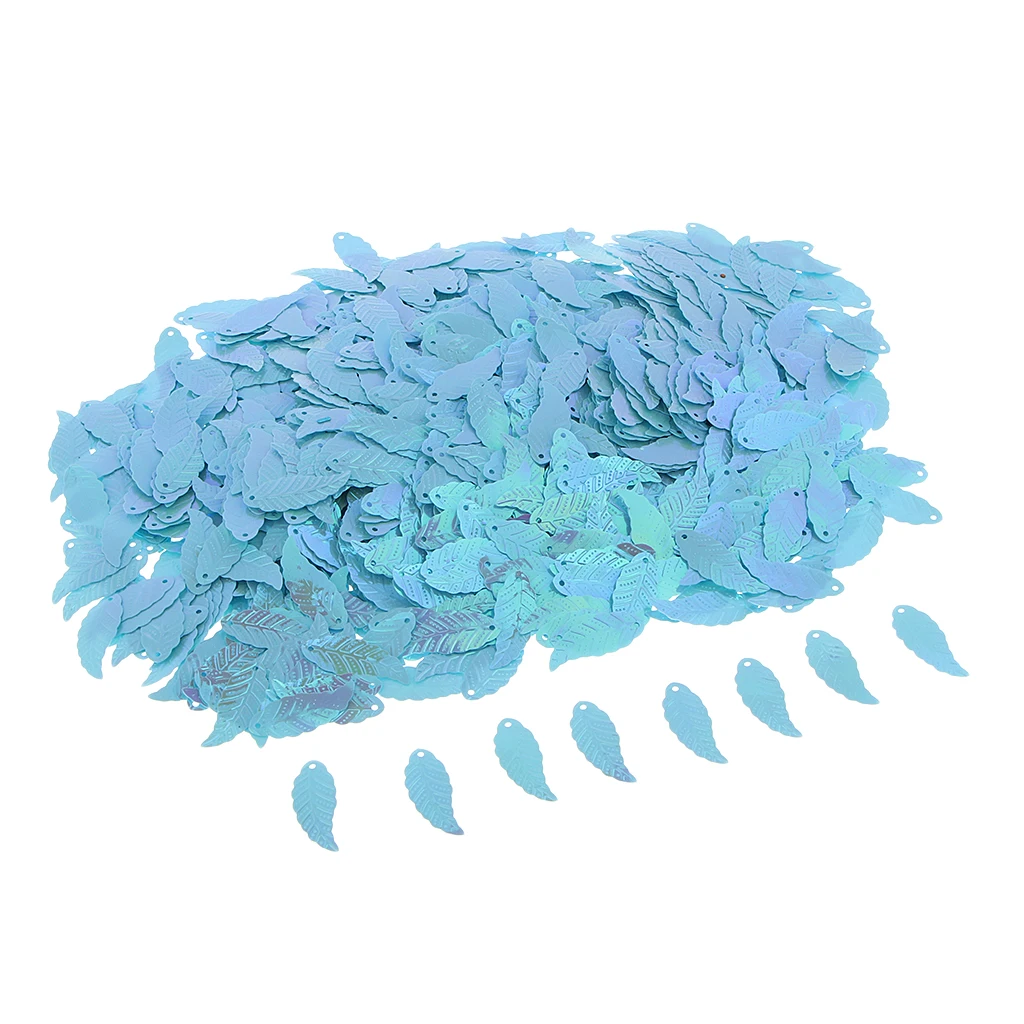 Bag of 1100Pcs DIY Loose Leaf Sequins Glitter Paillette Spangles Lentejuelas for Sewing Bag Wedding Dress Craft Cross Stitch