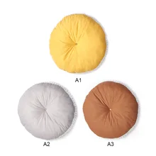 

Newborn Baby Padded Play Soft Cotton Mats Crawling Mat Girls Game Rugs Round Floor Carpet For Kids Interior Room Decorate