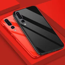 

mobile Phone Case for huawei p20 lite covers for Huawei p20 flip PC Hard shell Phone p20 pro black luxury Full Coverage red case