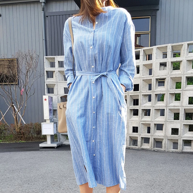 عارضة النساء طويلة بلوزة 2018 الخريف الأزرق شريط الزنانير كم طويل زر قميص سيدة مكتب قميص الأزياء الإناث الشارع الشهير عارضة النساء طويلة بلوزة 2018 الخريف الأزرق شريط الزنانير كم طويل زر قميص سيدة مكتب قميص الأزياء الإناث الشارع الشهير