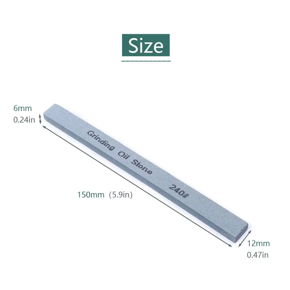 1PCS Grit 80-1000 Green Carbide Grinding Stone 150*12*6mm Oil Stone Stripes Polishing Grinding Tool for Ceramic High Highness 