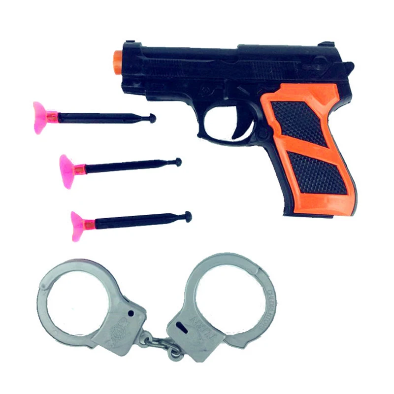 Детские игрушки полицейский ролевой косплей полицейское оружие наручники пуля ролевые игры Детская палатка игрушки для мальчика подарок