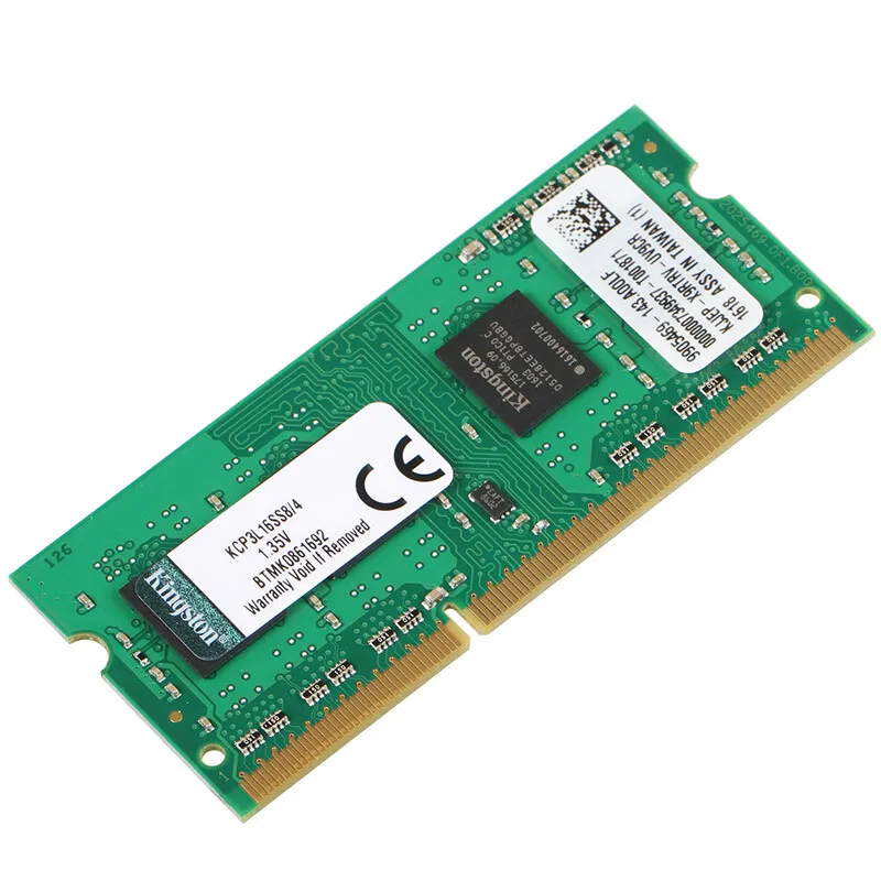 Kingston 4GB DDR3L 1600MHz ноутбук ram 1,35 V(KCP3L16SS8/4
