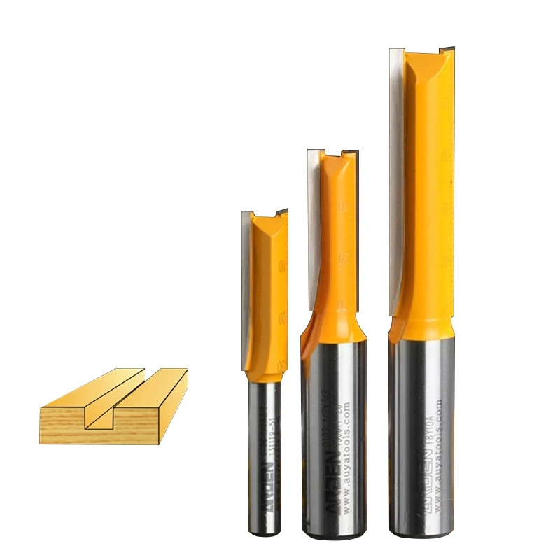 Double Flute Straight Arden Router Bit Slotted Knife Metric Flute