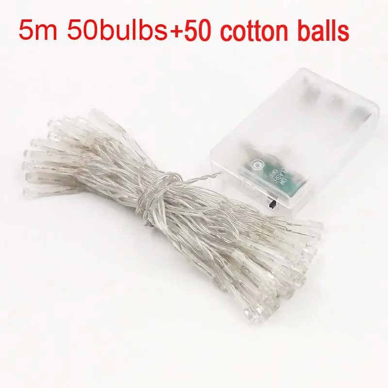 80 bolas de algodón batería AC enchufe LED Navidad vacaciones luces guirnalda LED cadena luces de hadas guirlande lumineuse luces lámparas 80 bolas de algodón batería AC enchufe LED Navidad vacaciones luces guirnalda LED cadena luces de hadas guirlande lumineuse luces lámparas