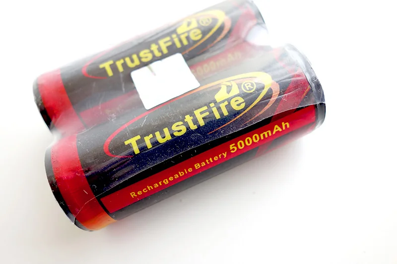 

Genuine Original Trustfire 26650 Protected 5000mAh 3.7V Li-ion Rechargeable Battery