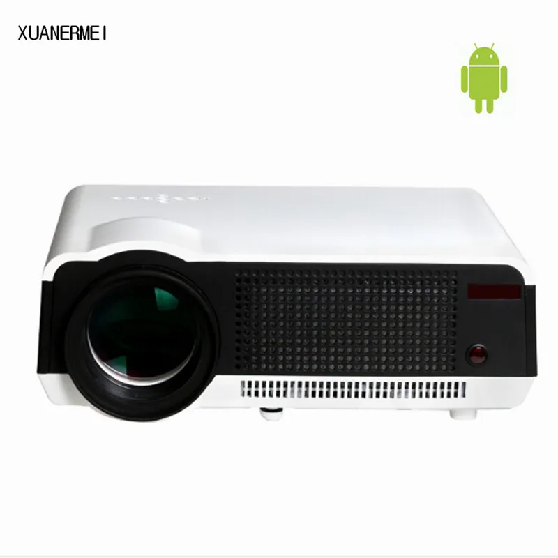XUANERMEI Brightness 5500Lumens Long life LED Full HD LED home cinema TV projector 3D lcd Multimedia