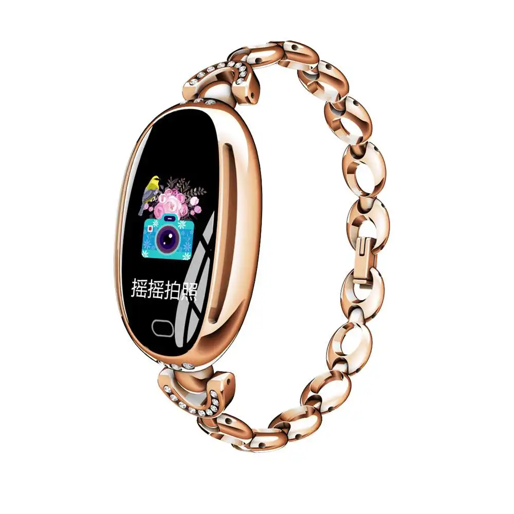 

E68 Smart Bracelet Women Heart Rate Blood Pressure Fitness Tracker Smart Band IP67 Waterproof Smart Watch Clock Tracker pk h8 mi