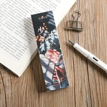 30 шт./компл. мультфильм для подростков поэта серии бумажная Закладка книжный держатель сообщения карты этикетки Kawaii подарок канцелярские принадлежности