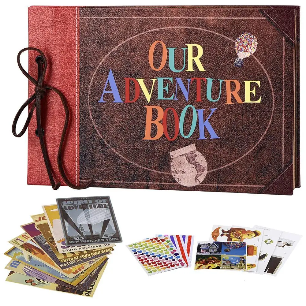 Our Adventure Book Travel Journal, Vintage Scrapbook Album, Wedding  Guestbook, Keepsake, 22 x 19cm, 150 Pages - AliExpress