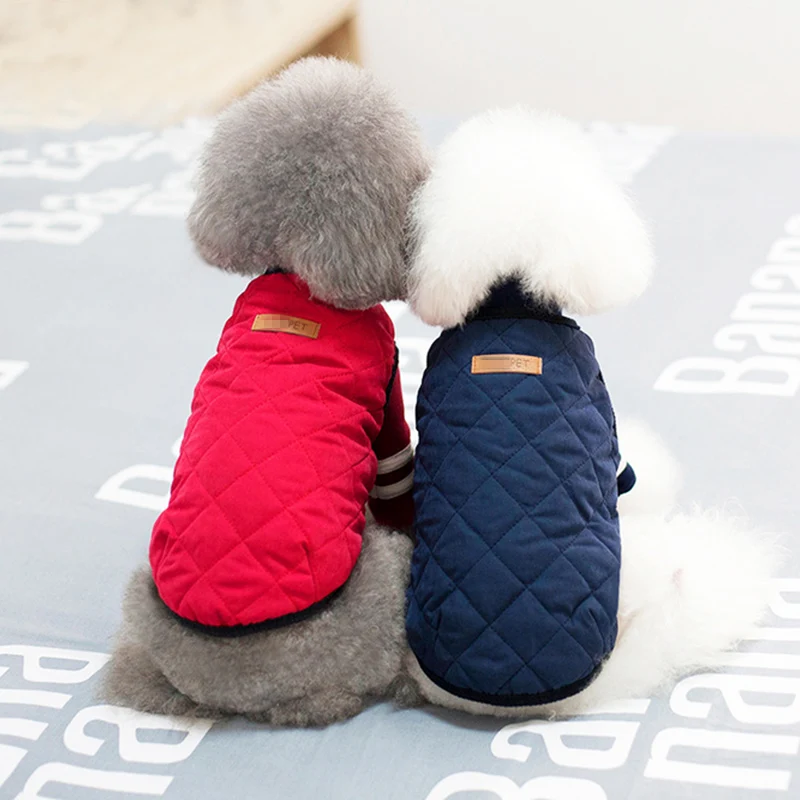 Winter Dog Jacket Pet Dog Clothes for Small Dogs Pet Coat Warm Puppy Suit Cotton Clothing for Dogs Thicken Clothes Chihuahua 35S