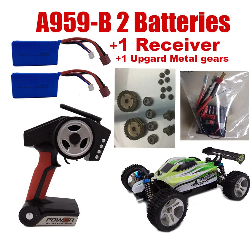 2 4G Дрифт ру автомобиль 4WD A959 A A979 высокоскоростной внедорожный дистанционного