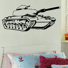 Ejército de Tanques Niños Dormitorio Decoración Arte Tanque Militar Extraíble Etiqueta de La Pared Calcomanías de Vinilo de Pared Para la Decoración Casera Mural Y-636