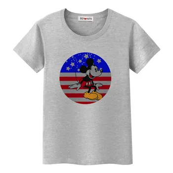 

BGtomato American tshirt popular cartoon tops women casual outwear summer cool shirts girls lovely Mickey t-shirt hot sale