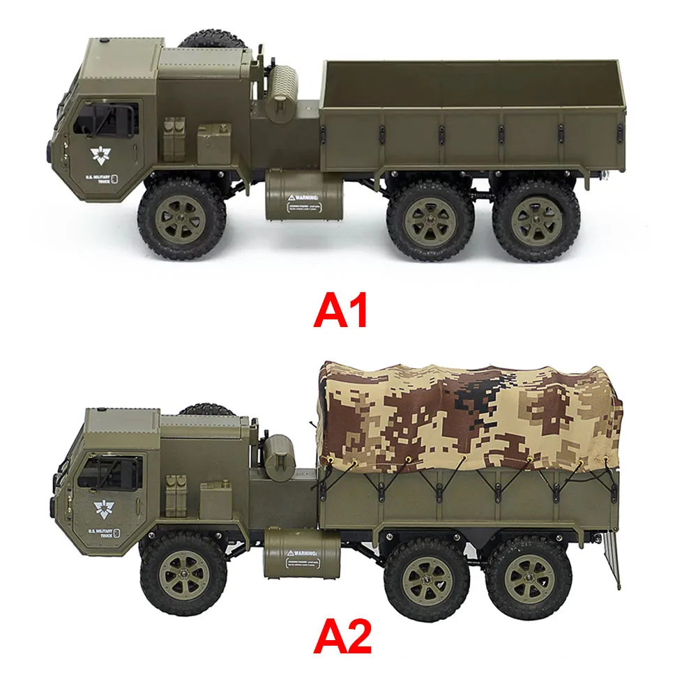 FY004A 1:16 6WD армейский грузовик 2,4 г хобби транспортных средств Радиоуправляемый, для автомобильных гонок моделирование мальчиков подарочные