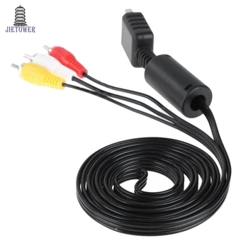 

1.8m 6FT Audio Video AV Cable to RCA for SONY PS2 For PS3 PlayStation SYSTEM Cable for PS 2 3 Game Console TV Monitor 50pcs/lot