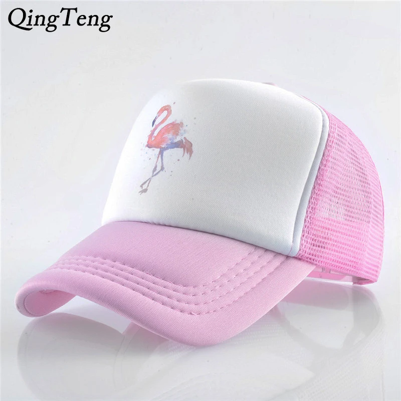 الصيف أزياء فلامنغو قبعات البيسبول للرجال كاب نمط النساء قبعة Snapback تنفس شبكة الشمس Gorras للجنسين الشارع الشهير العظام