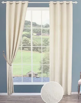 

Living room curtain fabric beige color 140x250