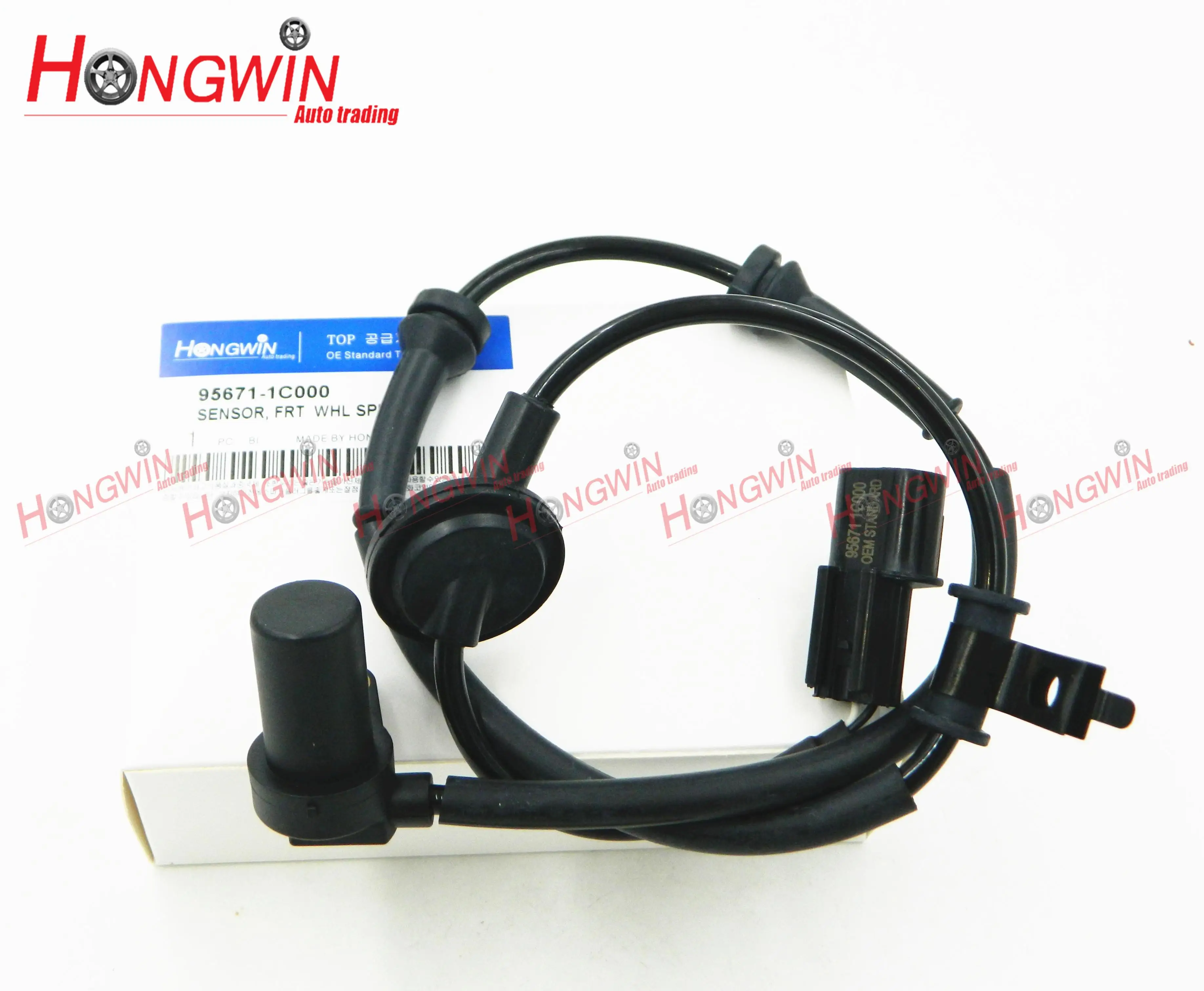 ABS Wheel Speed Sensor Left Front Fits HYUNDAI Getz Hatchback 956711C000