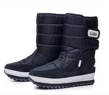 Nouveau 2016 Hiver Neige Bottes Hommes En Plein Air Bottes, Chaud En Peluche Bottes De Fourrure Imperméable Bottes Plus La Taille 40-47 livraison Gratuite