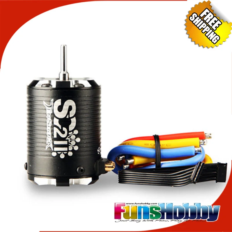 

Tenshock SC211 4 Pole Sensor Brushless Motor for 2WD 1/10 Scale Short Course NEW Associated 7030 SC10 HPI Blitz Traxxas Slash XL