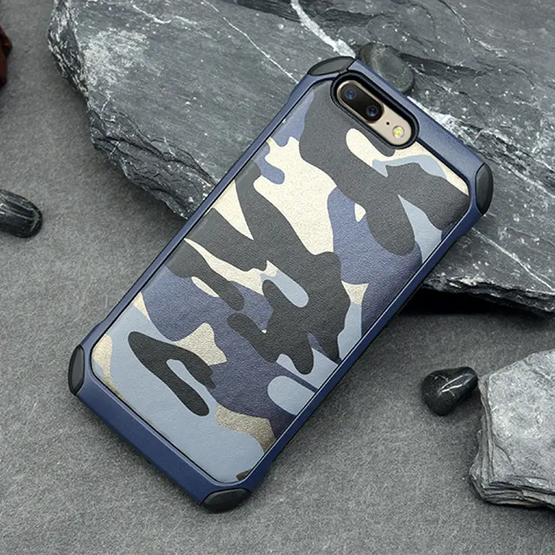 

2 in1 Army Camo Camouflage Pattern back cover PC and TPU Armor Anti-knock protective phone case For Oneplus 5 One Plus 5