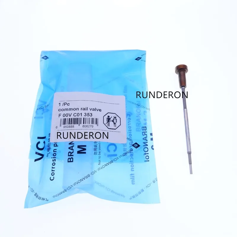 

RUNDERON F00VC01353 Fuel System Common Rail Injector Valve Assy for Bosch 0445110265 0 445 110 265