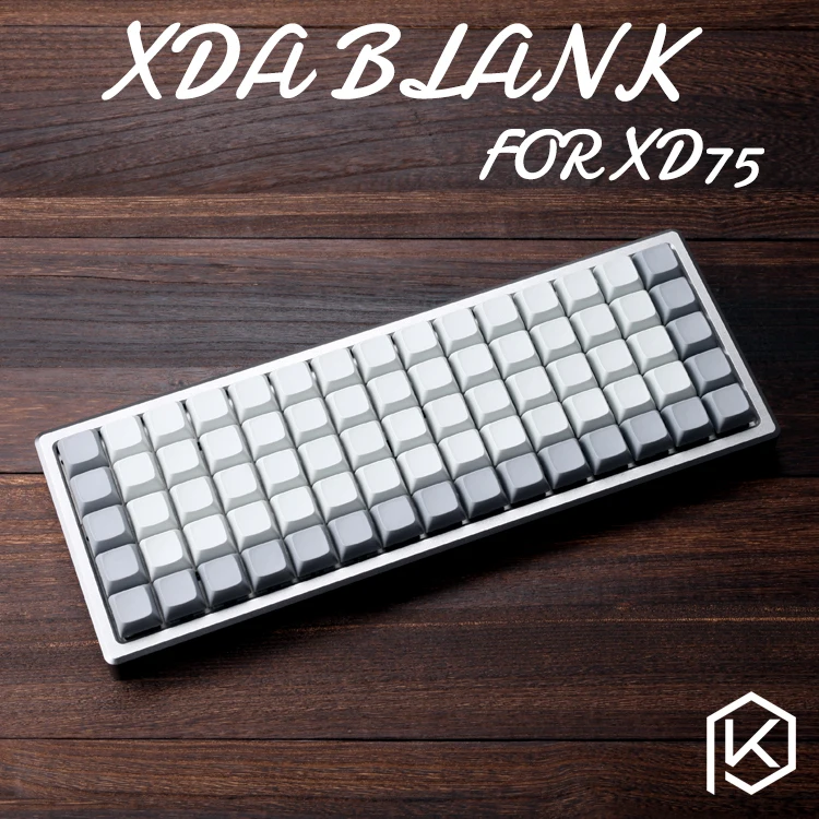 Пустые keycaps XDA xd75re xd75 Keyset пустые похожие на DSA для MX механической клавиатуры Ergo Filco