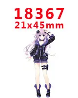 18367 30 шт мультфильм персонаж плоское украшение из смолы PR 19394 - Цвет: 18367
