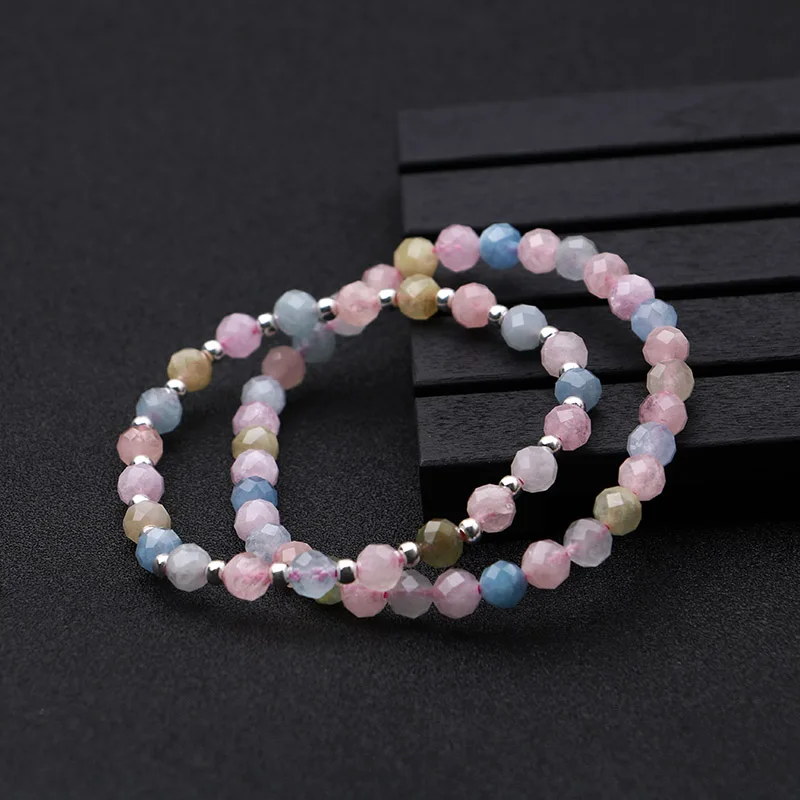 Natural Stone Bracelet 6mm Beads Exquisite engraving Crystal