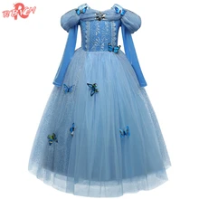 Фантазийная одежда с юбкой-пачкой для дня рождения; платья для маленьких девочек; детский праздничный костюм принцессы; нарядное бальное платье для девочек-подростков