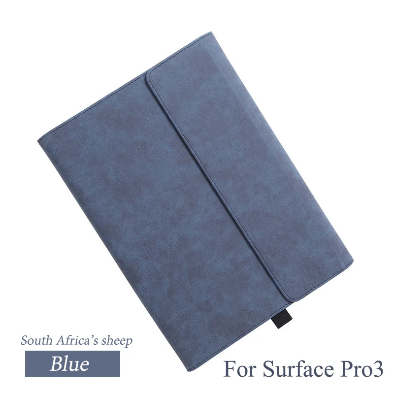 XMXCZKJ, роскошный флип-чехол для microsoft Surface Pro 4 5 3, подставка для планшета из искусственной кожи, чехол Smart Cover для Surface Pro4 Pro5 - Цвет: Blue2-Pro3 sheep