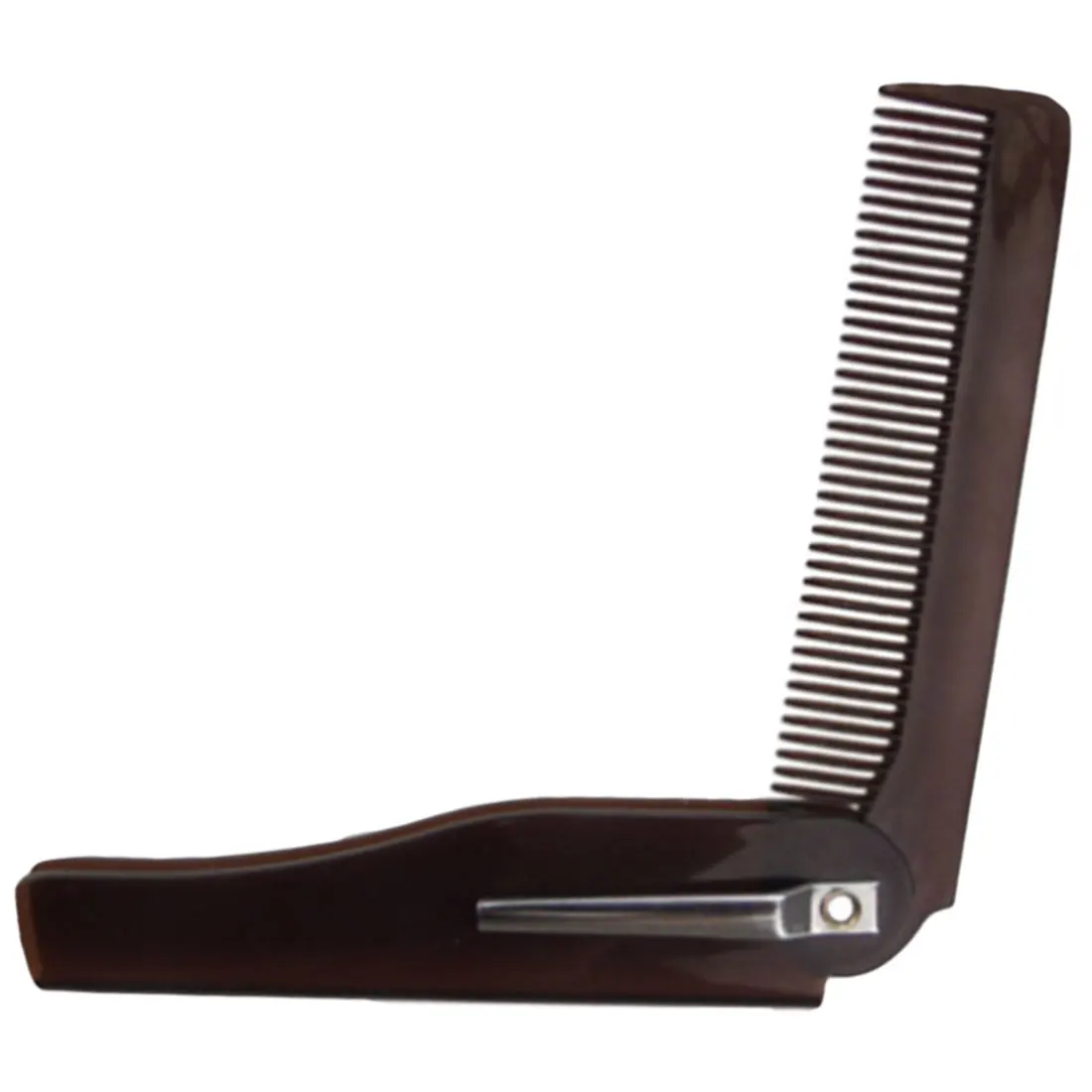 

Small Pocket Hair Moustche Beard Comb Travel Portable Plastic Combs Mini Portable Folding Knife Type Comb Men's Oil Head Shape