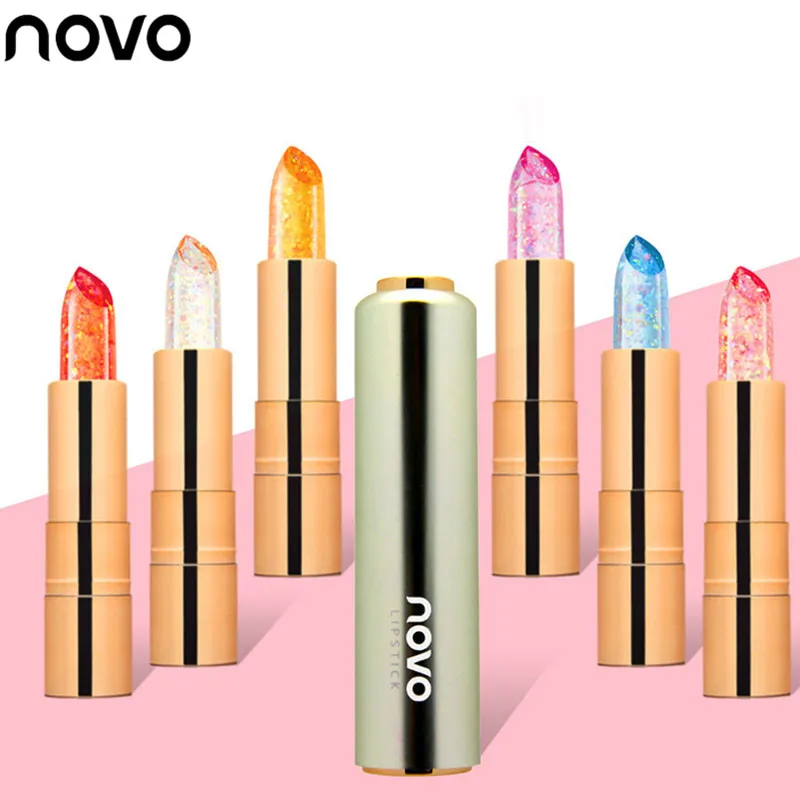 

Brand Jelly Lipstick Makeup Magic Temperature Changing Color Korean Style Color Tint Lip Stick Lasting Waterproof Lip Balm#