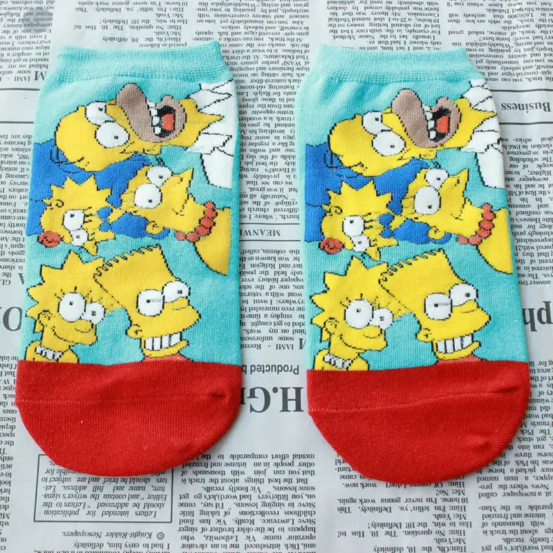 Dreamlikelin-1-Pair-Funny-Women-Children-Socks-Cute-Happy-Cotton-Socks-Simpsons-Family-Novelty-Spring-Autumn(7)
