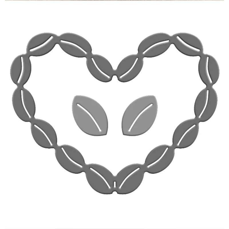 

Eastshape Coffee Beans Heart Dies for Scrapbooking New 2019 Craft Dies Cuts for Card Making Stitch Troqueles Stencil