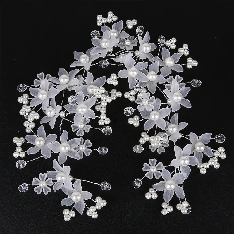 1 шт белый кристалл лоб Корейский жемчужные свадебные аксессуары для свадебной прически Аксессуары Уход за волосами Инструменты для