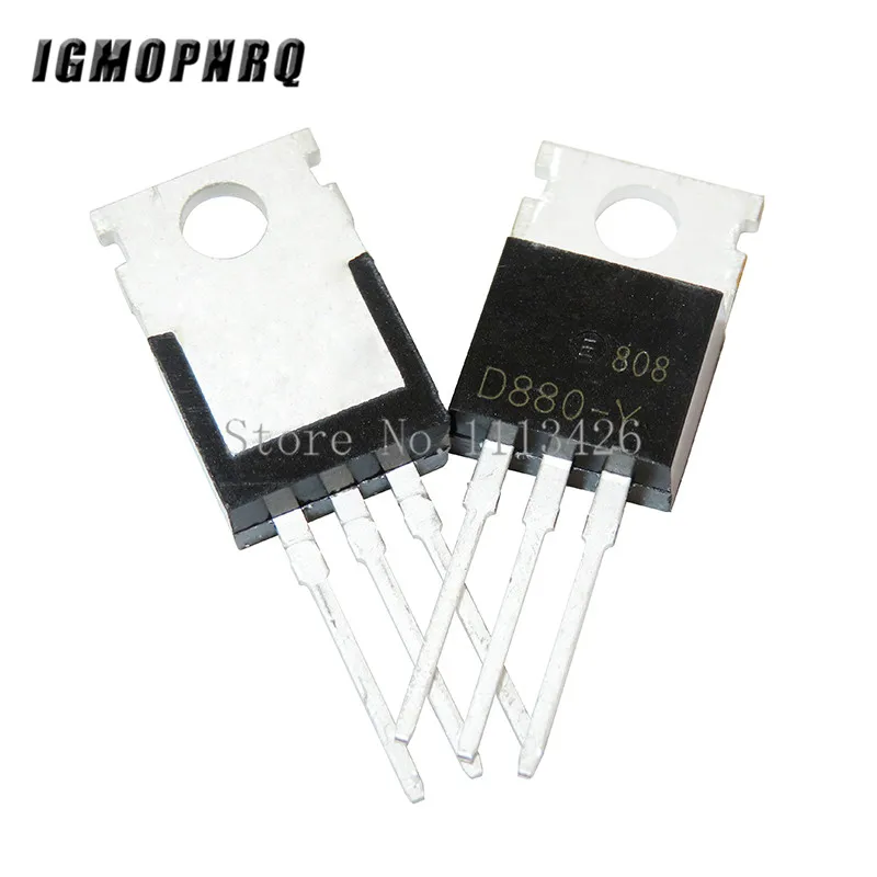 

10pcs/lot Transistor D880 KSD880Y TO-220 NPN transistor 3A 60V new original