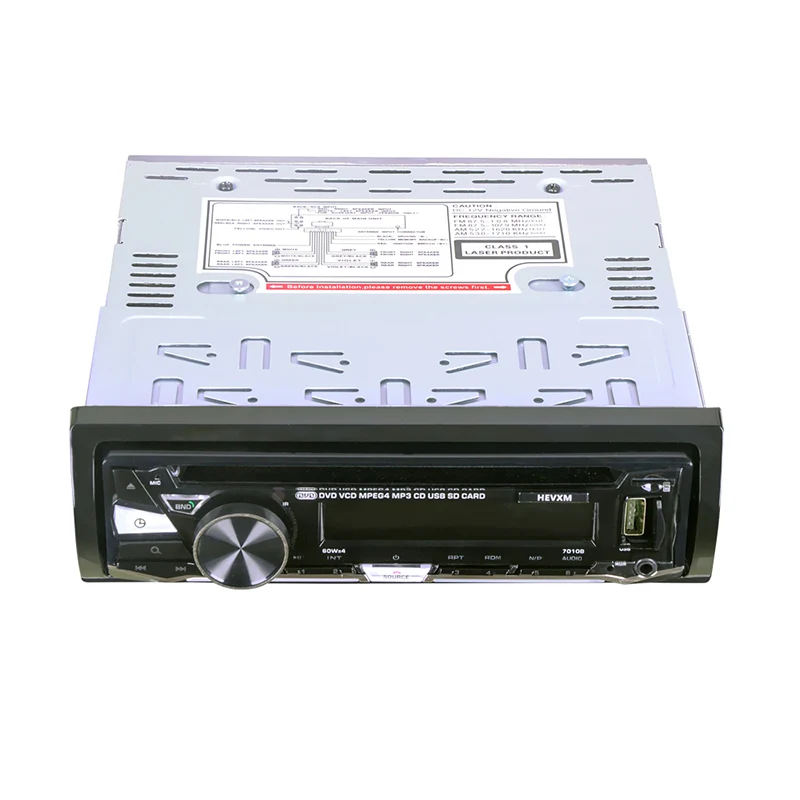 Автомобильный видео одиночный Din 12V автомобильный DVD CD плеер с автомобилем MP3