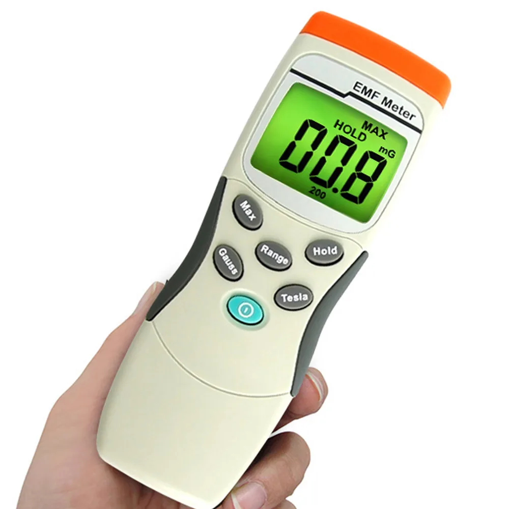 Digital Single Axis Sensor Gaussmeter EMF ELF Field