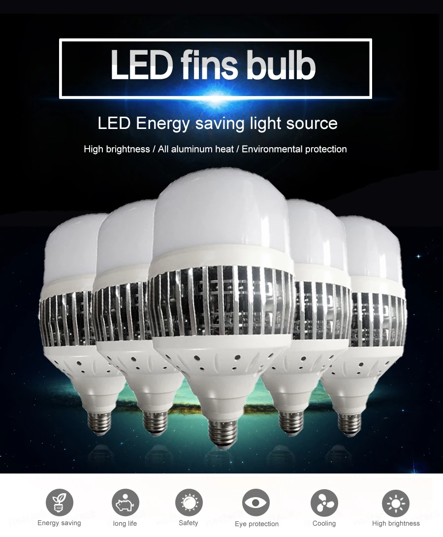 11-aluminum fins led bulb