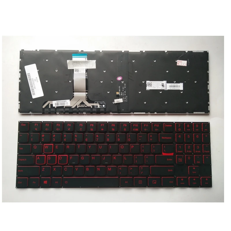 

US Laptop Keyboard For Lenovo For Legion Y520 Y7000 Y7000P Y720 R720-15IKB Black New English With backlight