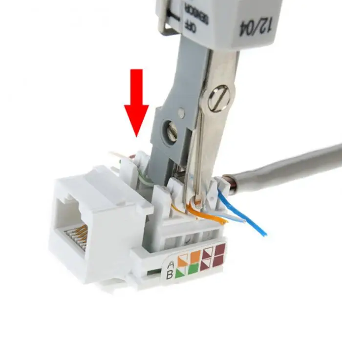 Инструмент для заделки Резак для телефона провода RJ11 Ethernet LAN RJ45 разные цвета EM88