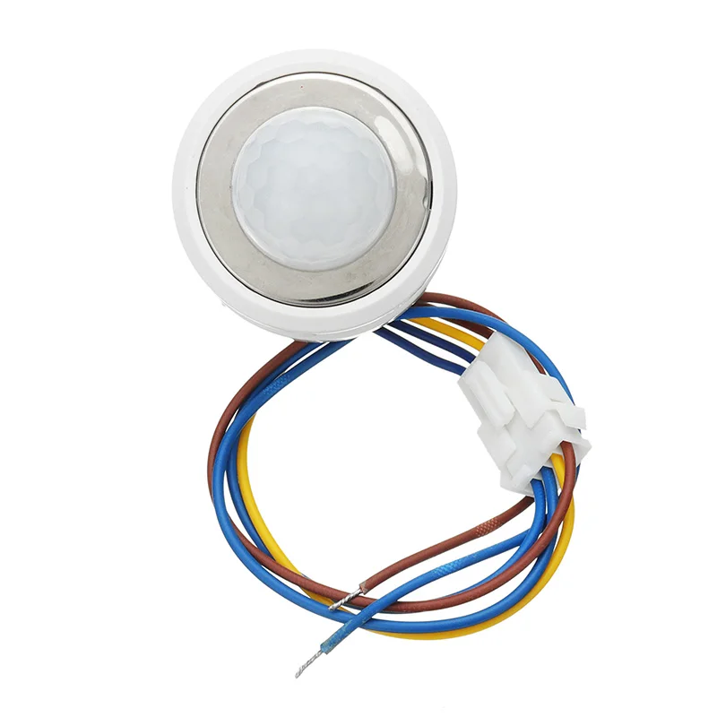 

CLAITE 40mm LED Ceiling Lamp Adjustable PIR Motion Sensor Time Delay Adjustable Mode Detector Switch for Ceiling Lamp AC85-265V