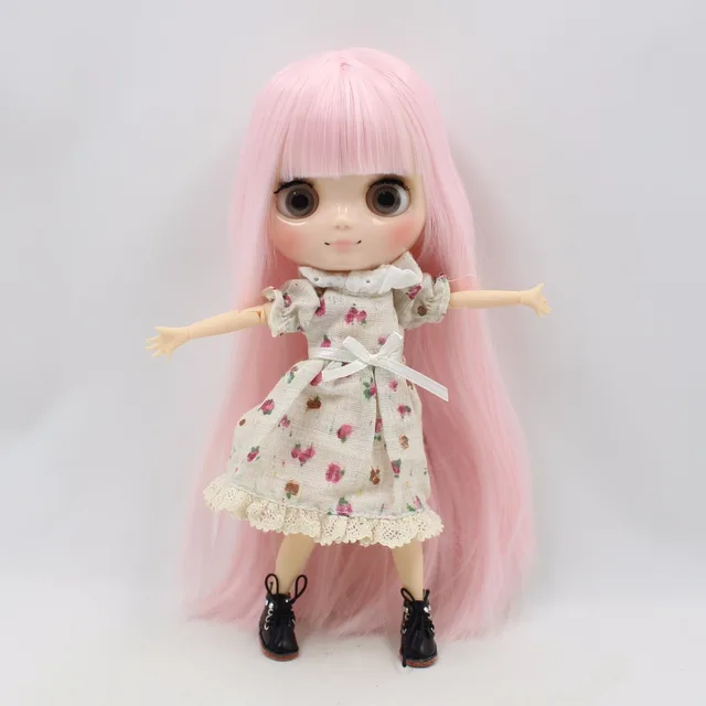 DBS blyth Middie Doll joint doll pink hair with bangs 1/8 doll 20cm anime toy kawaii girls gift 4