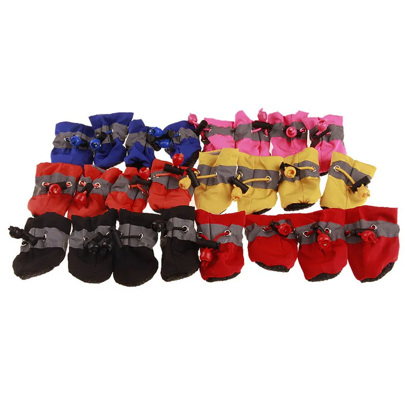 Pet Dog Boots Indoor Paw Protector Pet Boots Soft Sole Anti-Slip Dog Shoes For Small Medium and Large Dogs 4 Pcs1