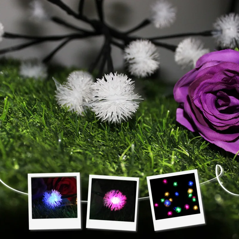 20LED Outdoor Solar Garden Stake Light Artificial Branch Lamp Decorative Fairy Light Garden Patio Backyard Decoration