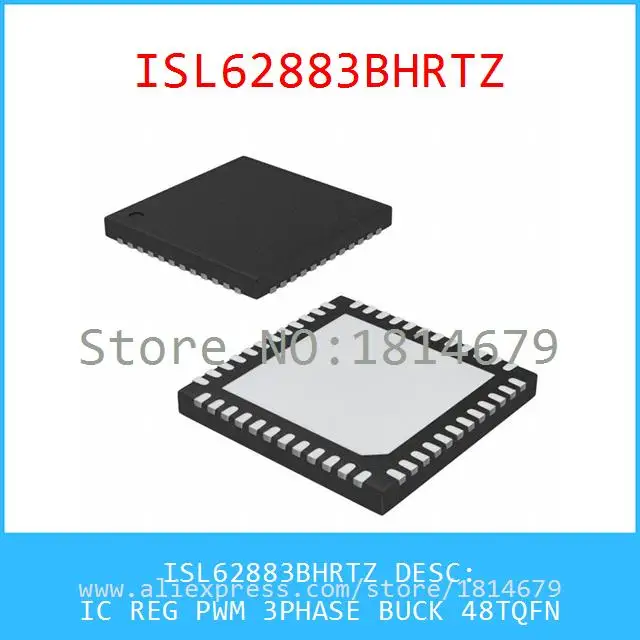 1 Шт./лот ISL62883BHRTZ IC REG PWM 3 ФАЗЫ БАК 48 TQFN 62883 ISL62883 |
