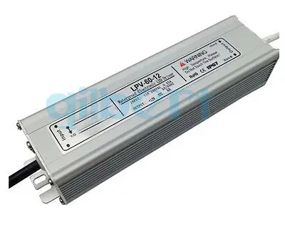 DC 12 V 60 W Светодиодный драйвер IP67 Водонепроницаемый трансформатор открытый свет Питание