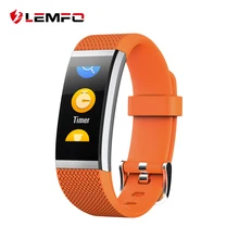 LEMFO Fitness Bracelet For Huami Smart Band IP67 Waterproof 0.96 Inch Full Fit Color IPS Display Heart Rate Monitor